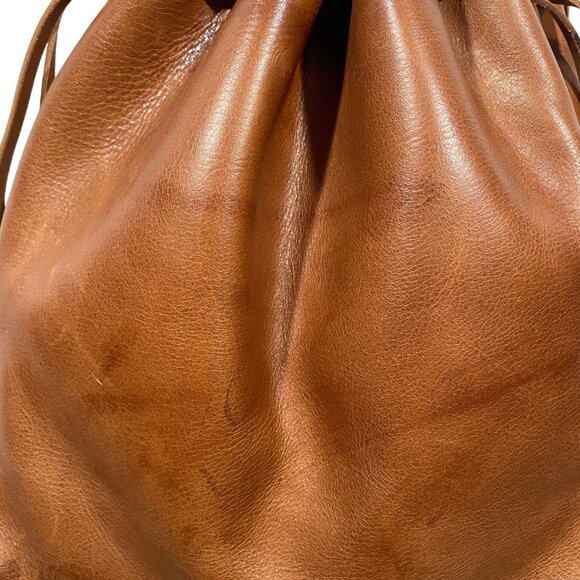 Madewell The Medium Drawstring Transport Tote bag in Cider leather hobo boho - Picture 3 of 14